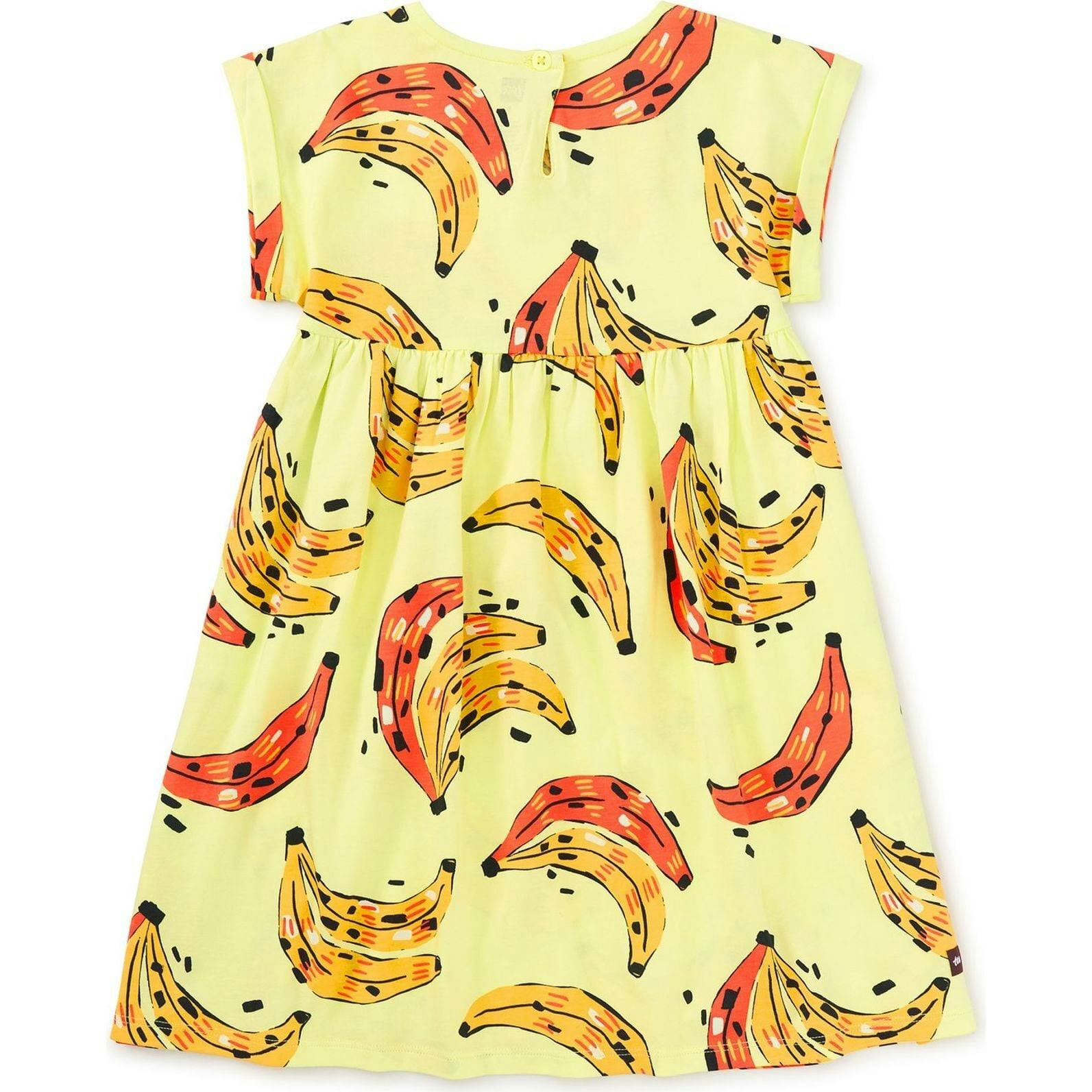 Short Sleeve Empire Dress 2.0, Yellow
