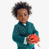 Baby shawl cardigan in frosty friends