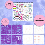 Sketch Portfolio Set: Beauty Guru Makup Artist