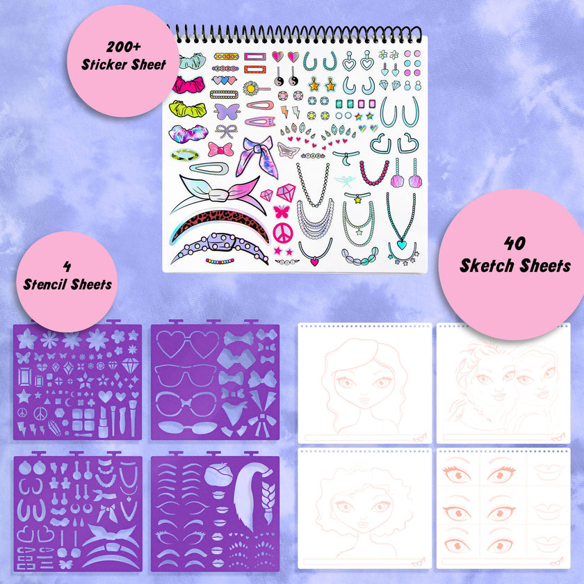 Sketch Portfolio Set: Beauty Guru Makup Artist