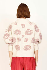 Cusco Waterlily Pullover in Ivory/Fawn