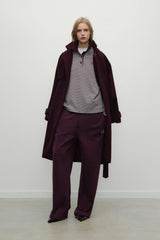 Ona Woman Polo Winetesting Stripe