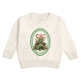 Sequin Christmas Tree Patch Sweatshirt