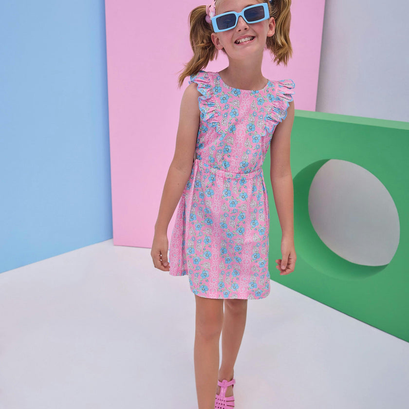 Cutout Dress - Spring Marguerite Floral