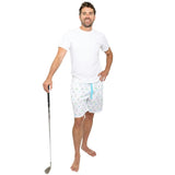 Men's Golf Sleep Shorts - Organic Cotton Poplin
