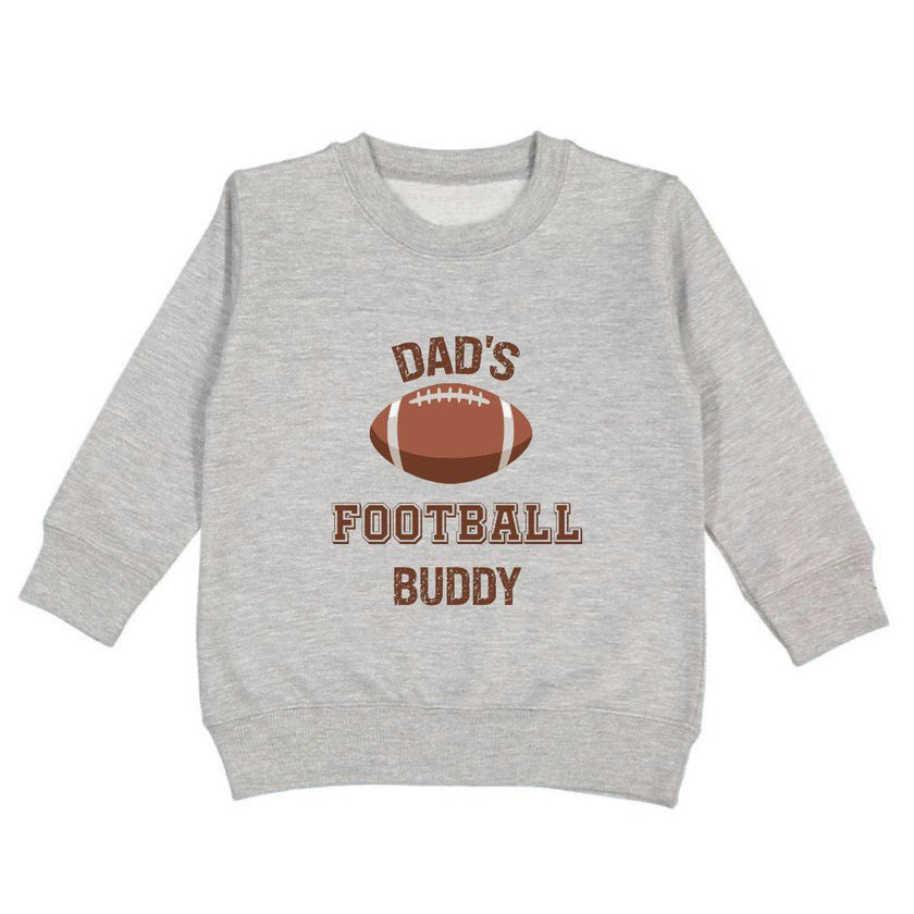 Dad's Football Buddy Sweatshirt - Gray