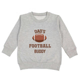 Dad's Football Buddy Sweatshirt - Gray