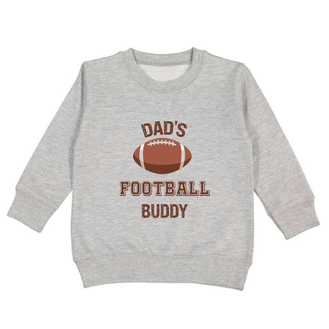 Dad's Football Buddy Sweatshirt - Gray