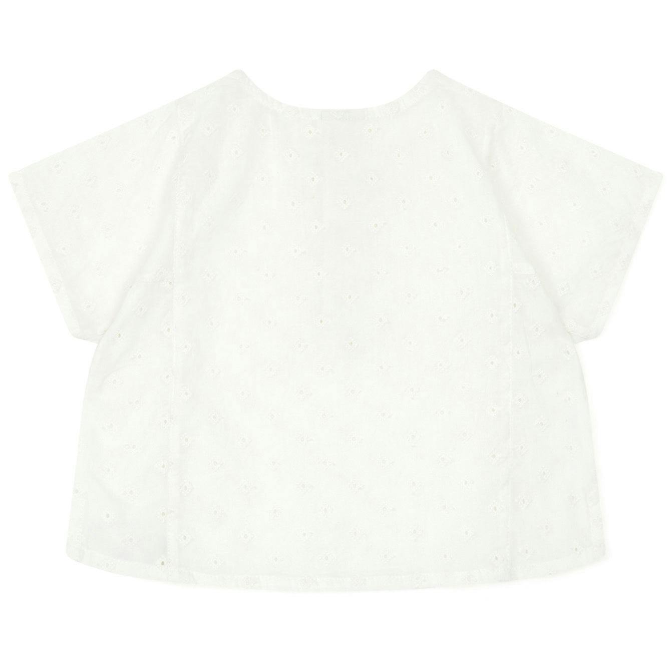 BONTON Classic Eyelet Cotton Baby Shirt