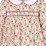 Flora Hand Smocked Floral Dress