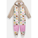 Tree Print Rain Coverall Jumpsuit