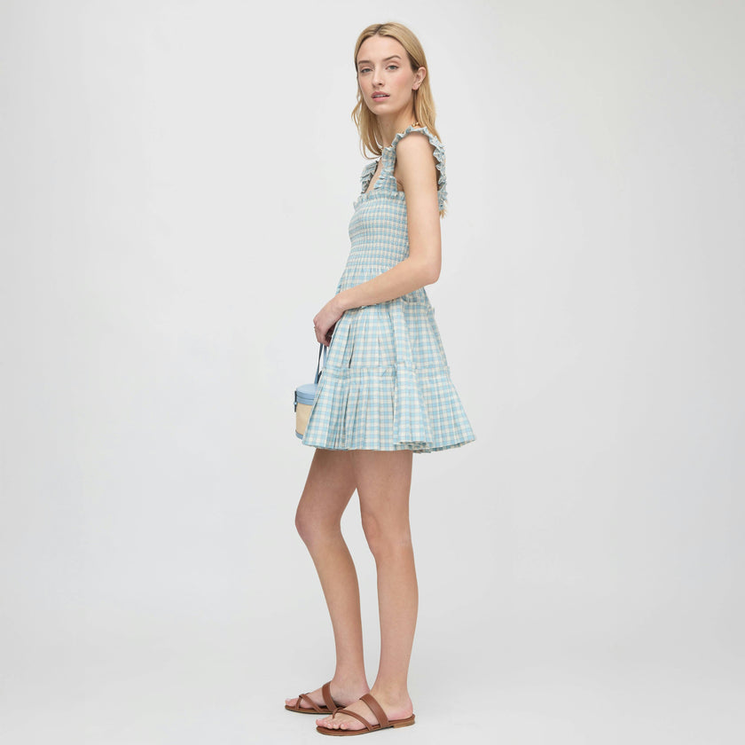 The Charlotte Nap Dress - Blue/Red Gingham