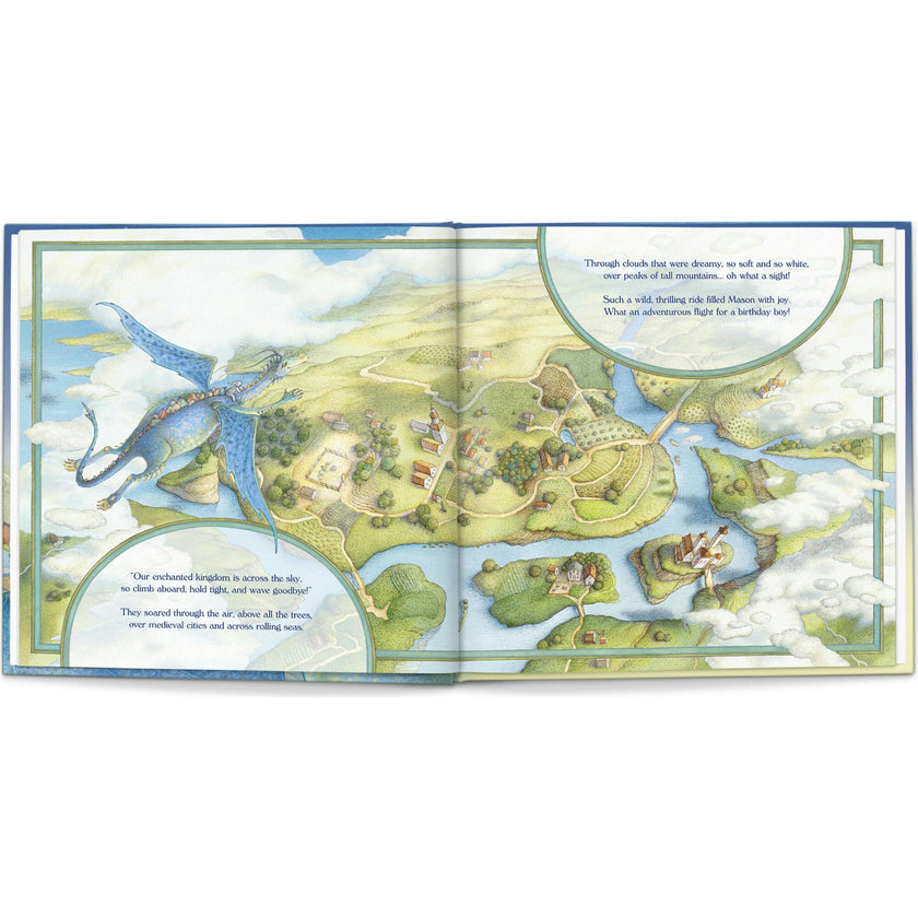 Royal Birthday Dragon Adventure Personalized Board Book