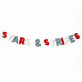 Stars And Stripes Felt Garland