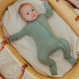Convertible Zip-Up Footie Pajama - Briar