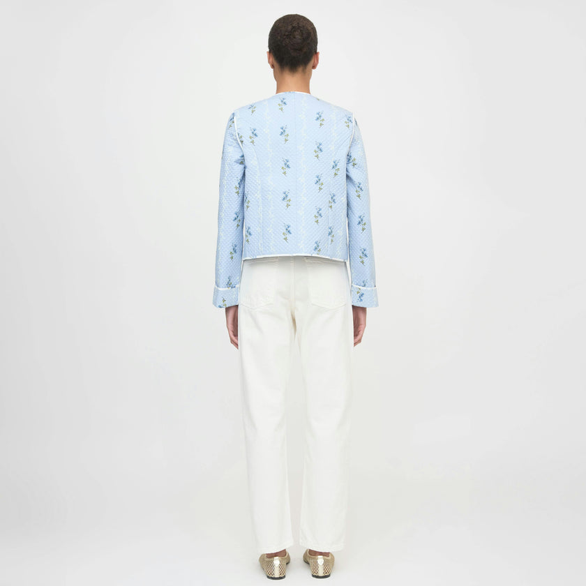 The Cropped Rowan Jacket - Bluebell Waltz