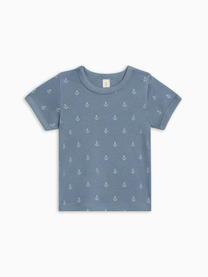 Andy Ringer Tee - Anchor / Sea + Powder