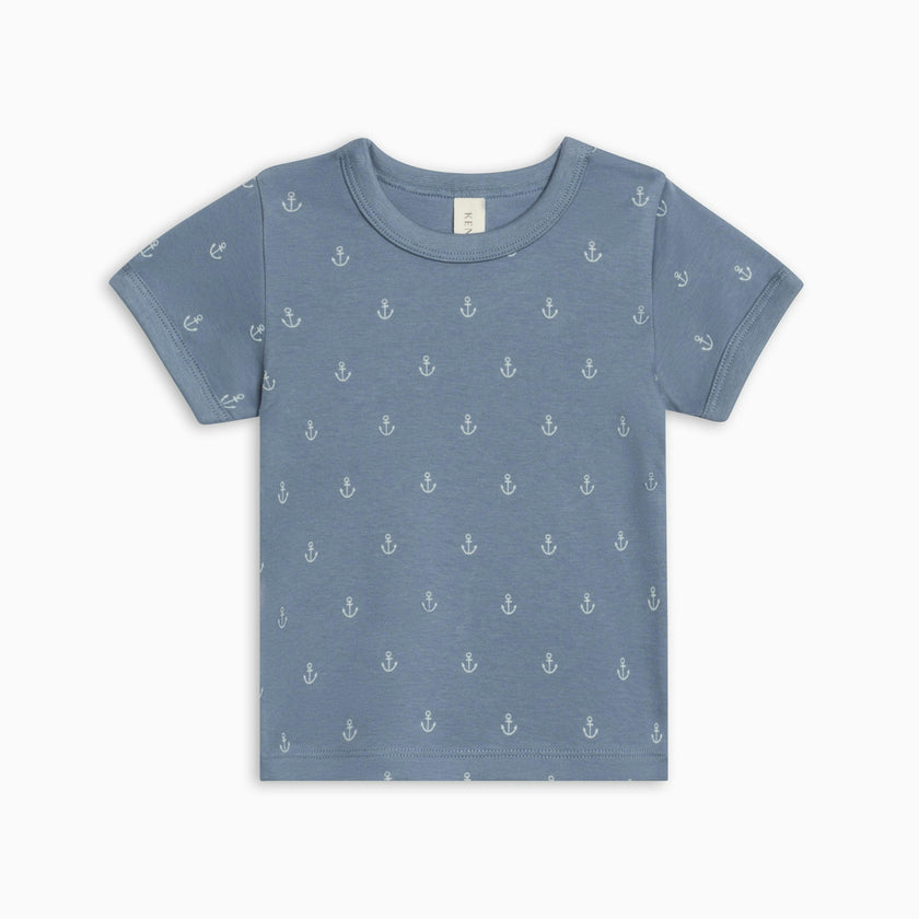 Andy Ringer Tee - Anchor / Sea + Powder