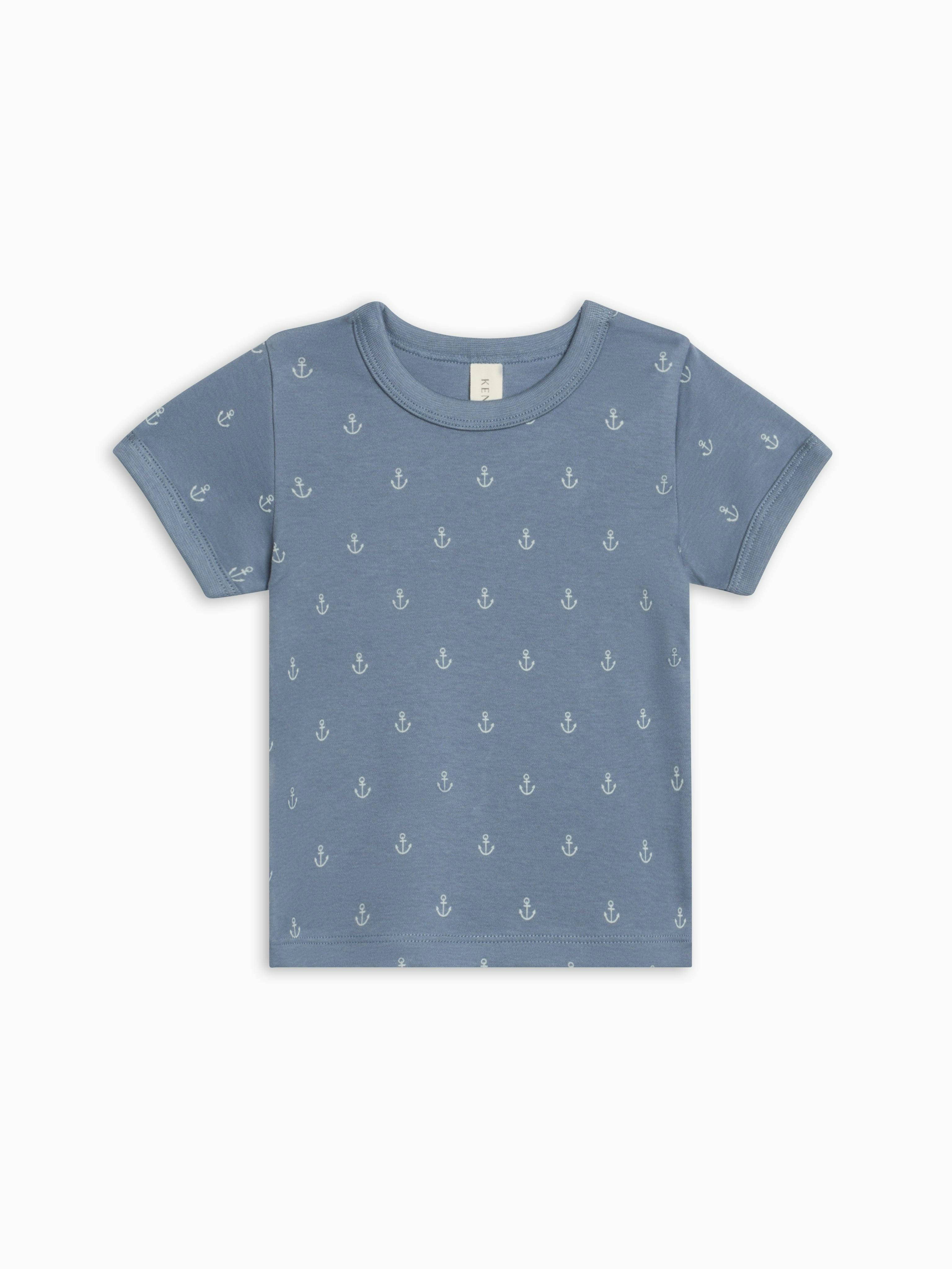 Andy Ringer Tee - Anchor / Sea + Powder