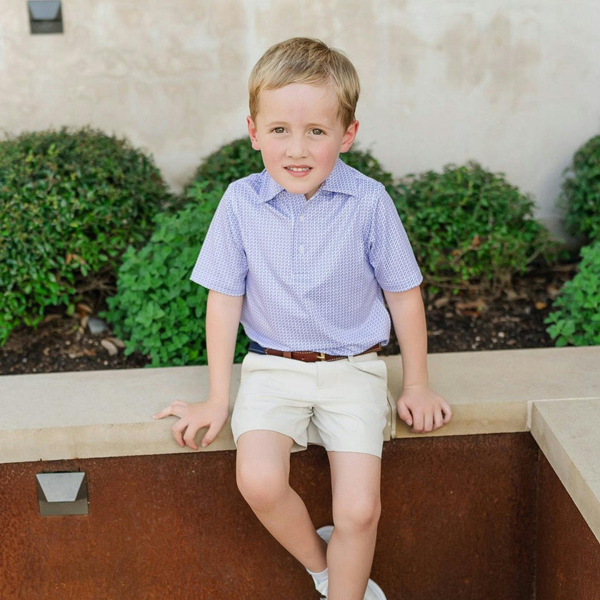 Will Boys' Performance Polo by LH Sport - Rambler Purple