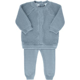 V-Shape Knit Set Ecru