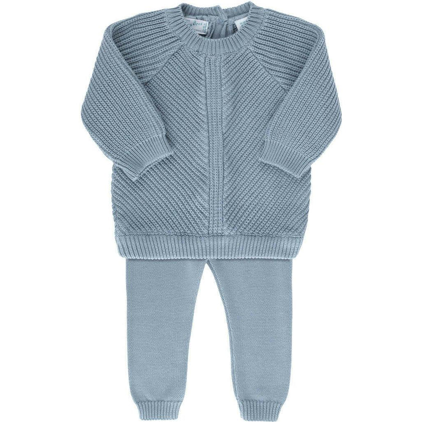 V-Shape Knit Set Ecru
