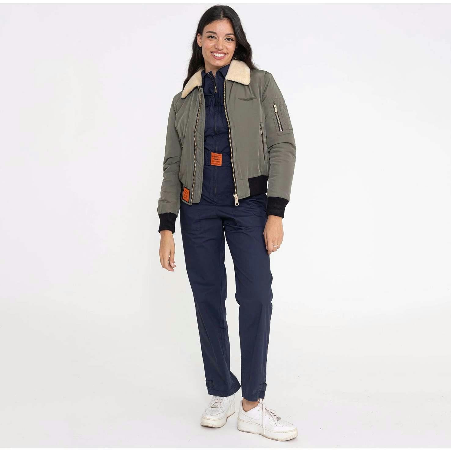 BOMBERS ORIGINAL Barcelona Aviator Jacket - Kaki