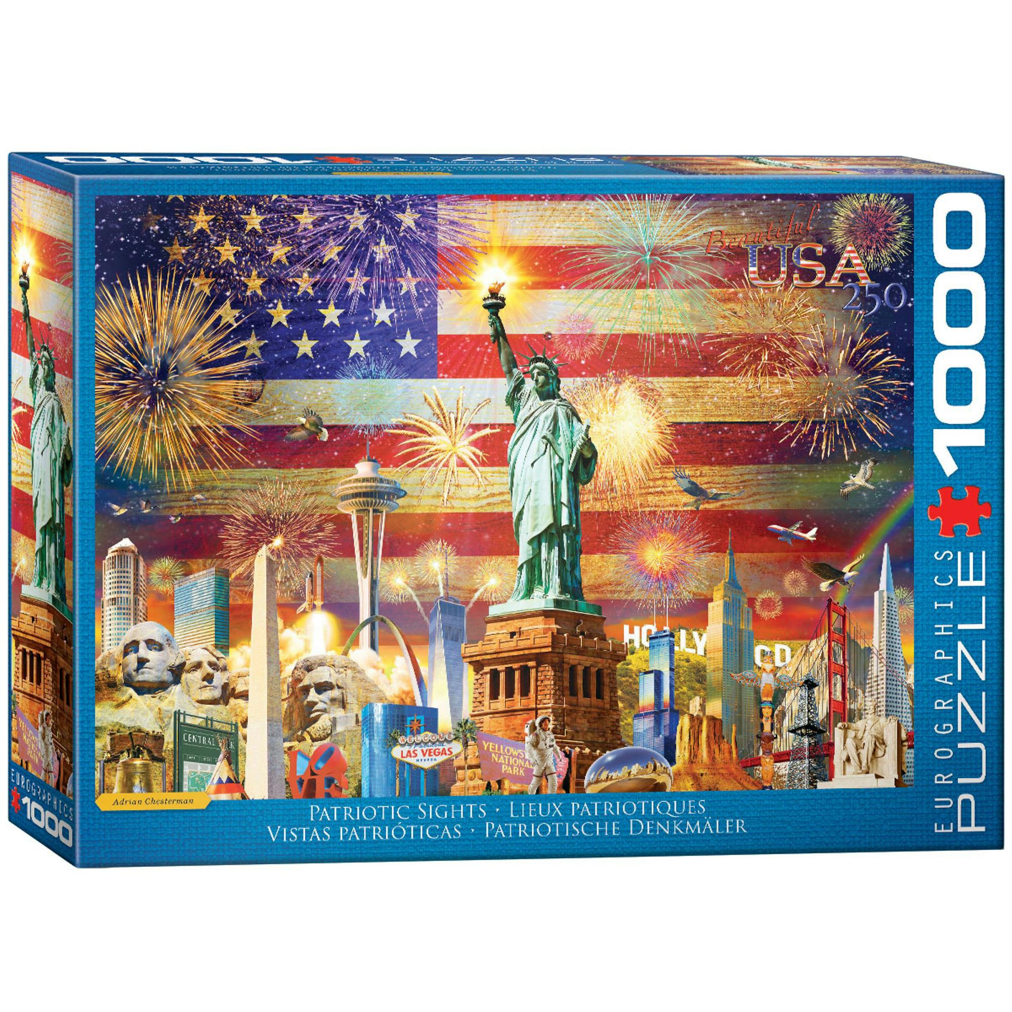 Patriotic Sights - 1000 PC Puzzle