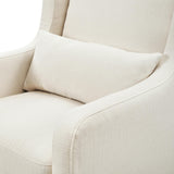 Adrian Swivel Glider with Storage Ottoman