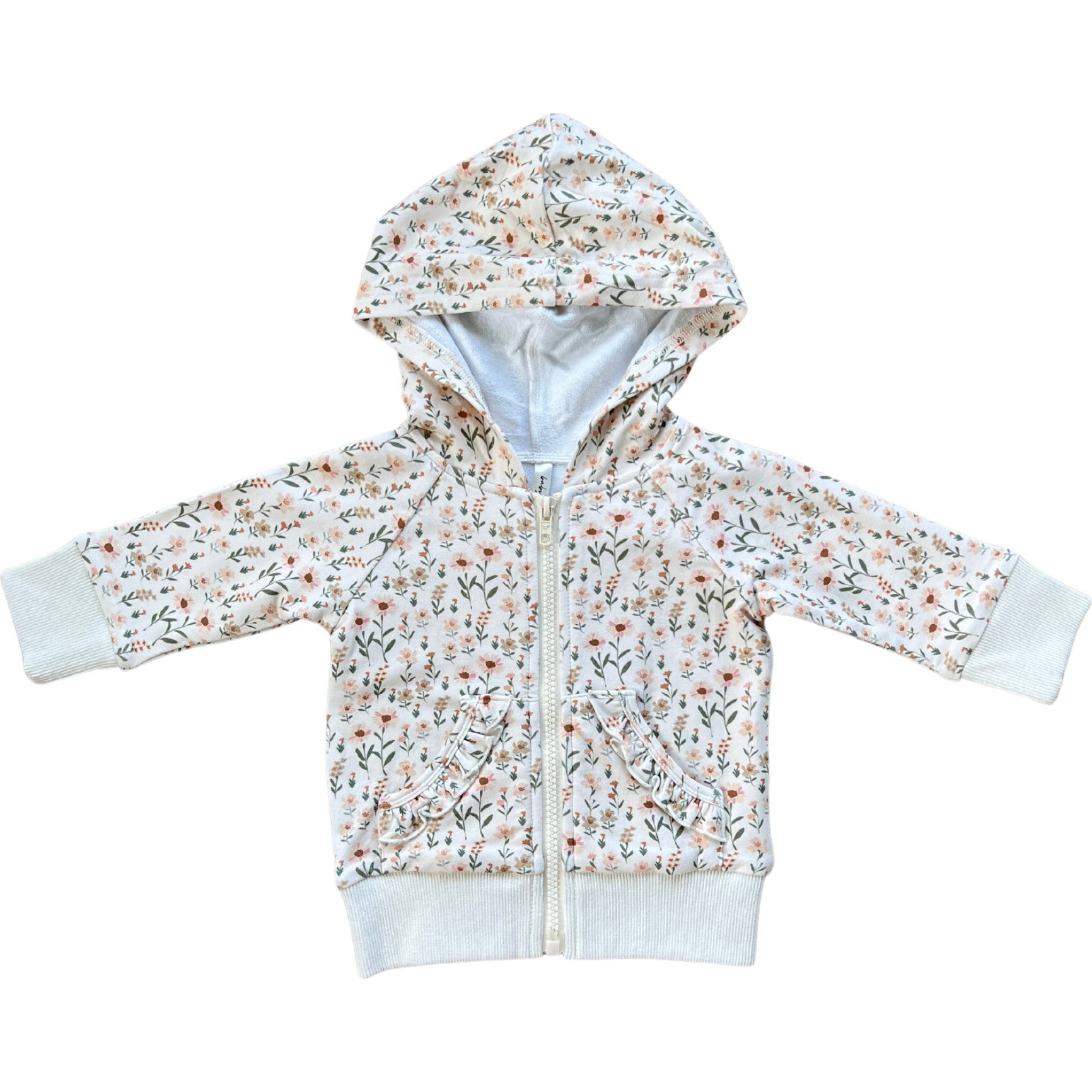 Girl's Hooded Jacket Daisy Field