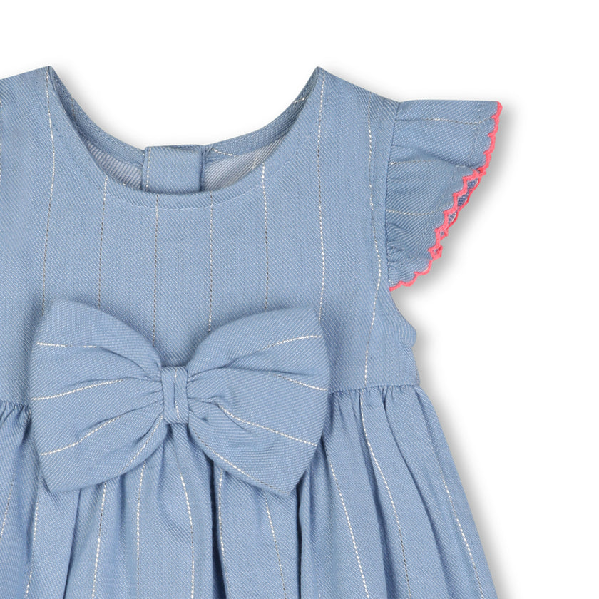 Light Blue Baby Dress with Bow