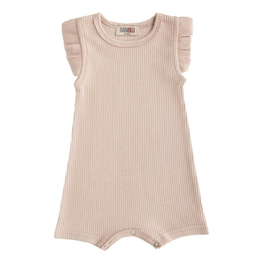 Pink Blush Ruffle Modal Shortie