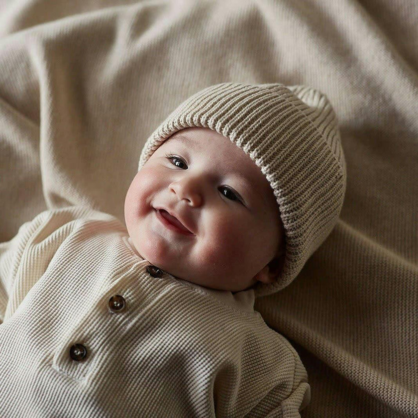 Ribbed Pima Cotton Beanie