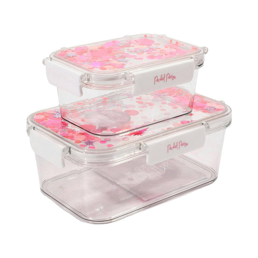 Packed Party Sweet Tart Confetti 2-Piece Food Storage Set