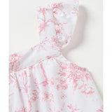 Girl's Twill Clara Short Set in Pink Timeless Toile