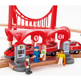 Wooden Busy City Train Set