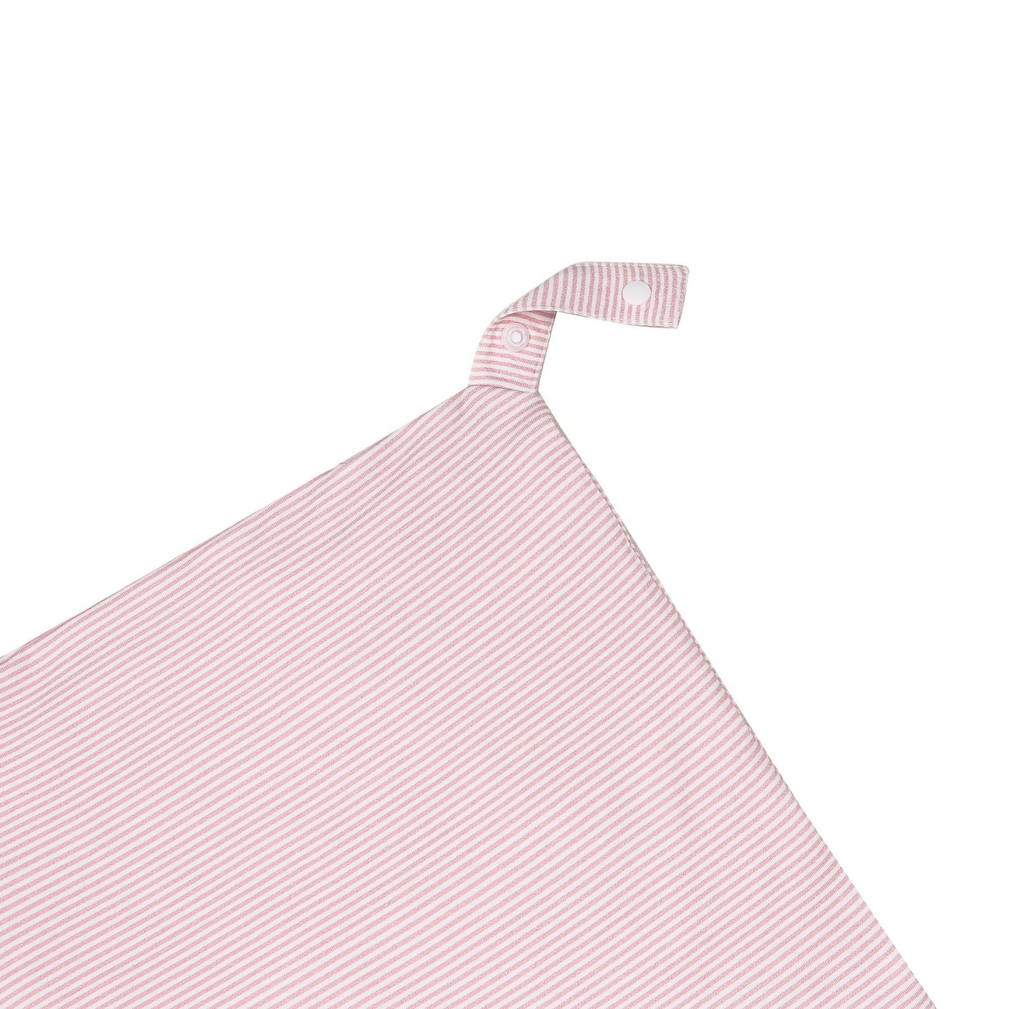 Pink Mini-Stripe Dog Lovey Blanket