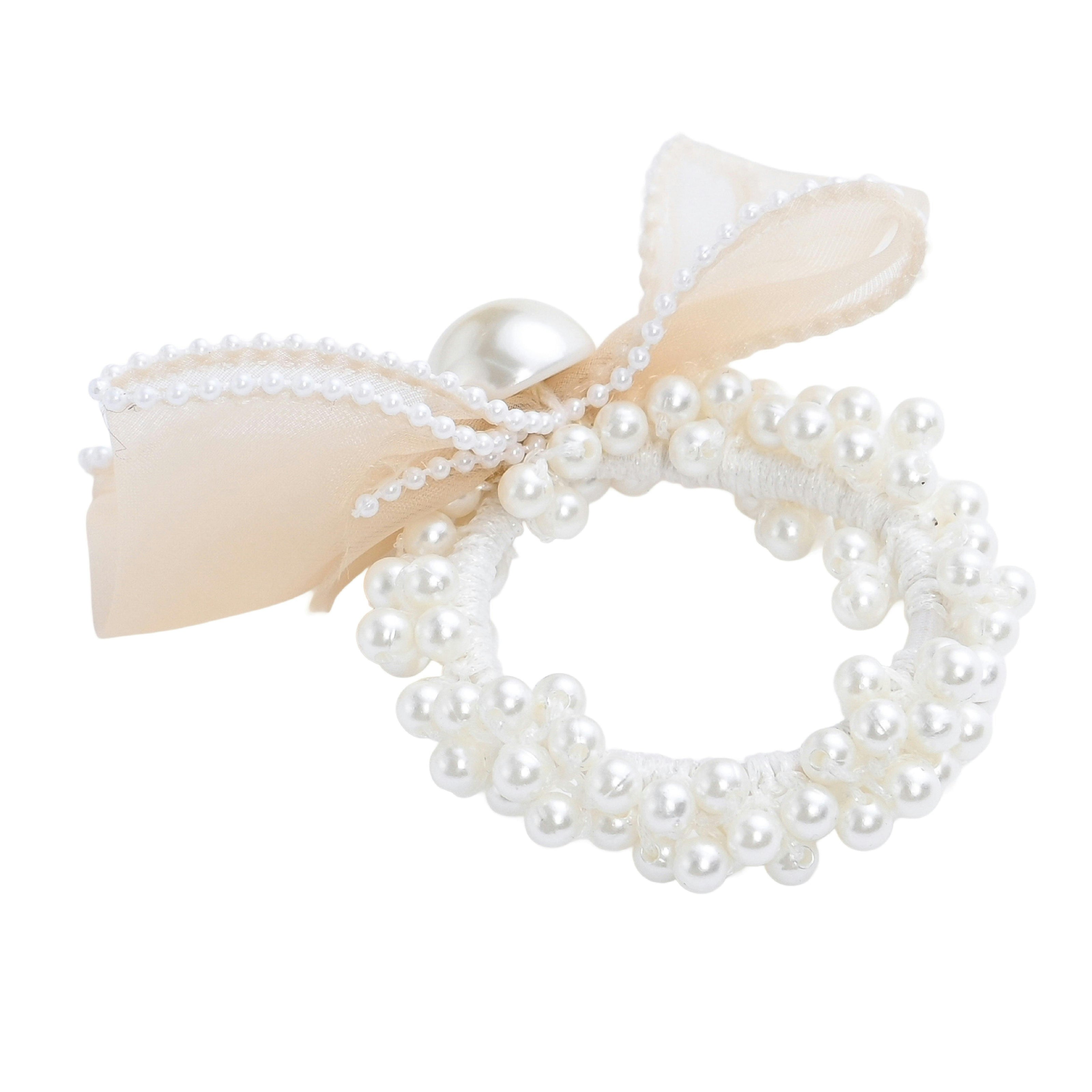 Sheer Bow Scrunchie Set