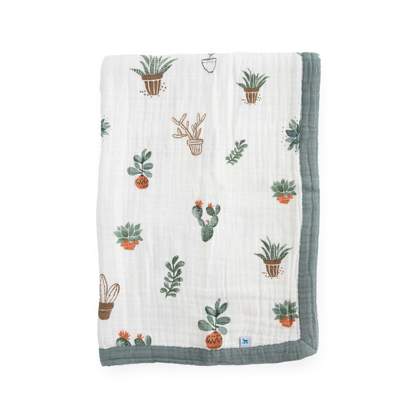 Cotton Muslin Baby Quilt - Prickle Pots