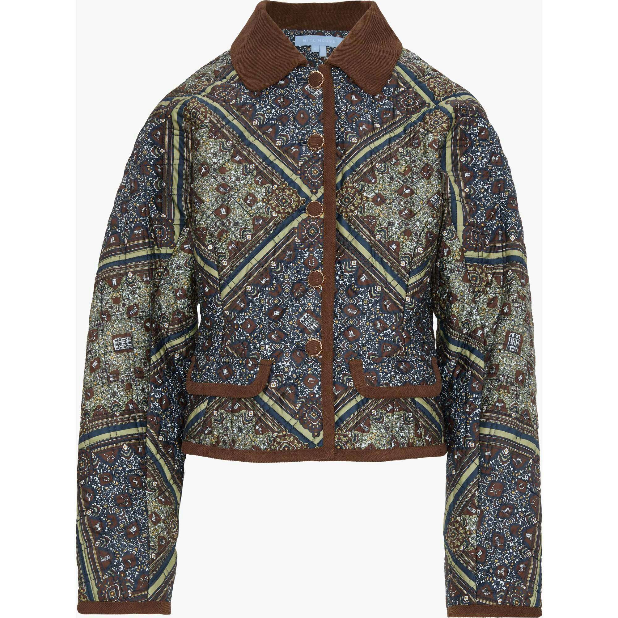 The Dax Jacket - Olive Equestrian Scarf
