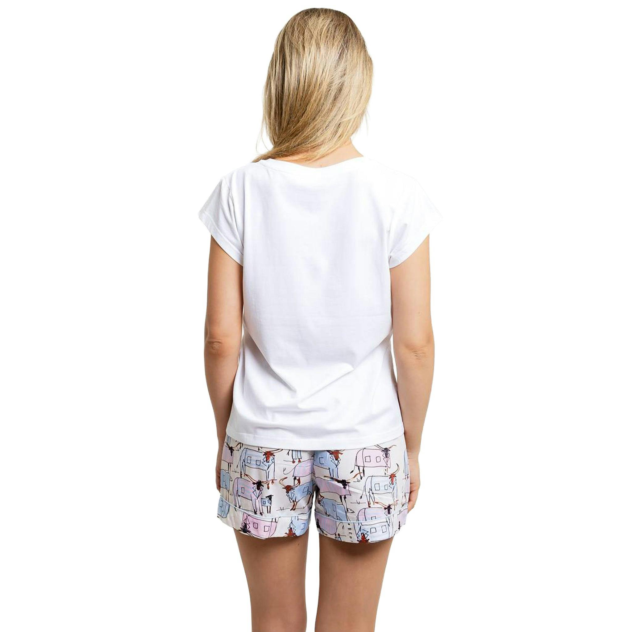 Women's Drawbertson Pink Y'All Go To Bed T-Shirt