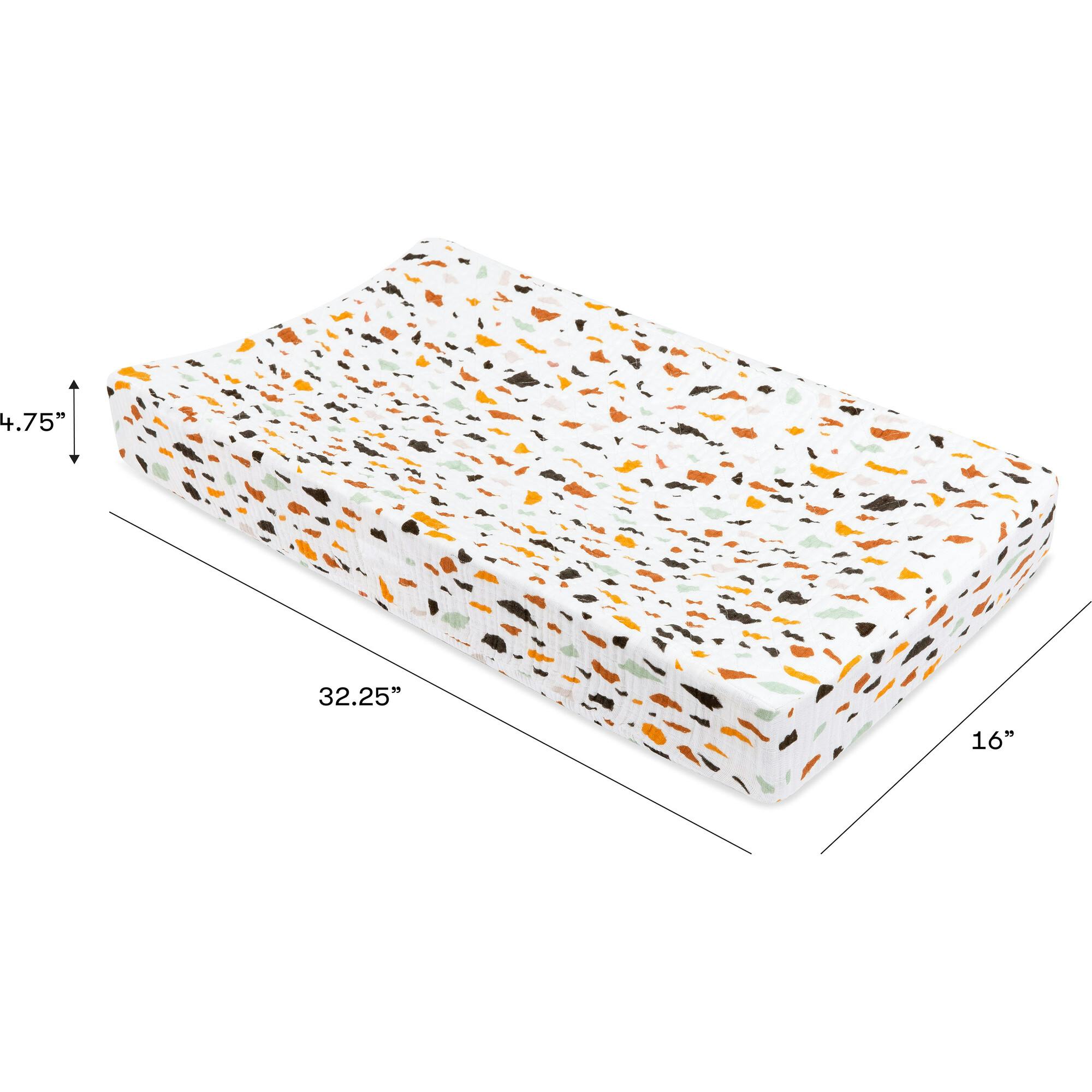 Organic Muslin Cotton Quilted Changing Pad Cover