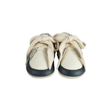 Pluksel Sneakers | Navy - Burgundy - Thin Striped