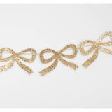 Gold Glitter Bow Garland