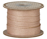 Ribbon, W: 13 mm x L: 10 m - Light rose/Gold