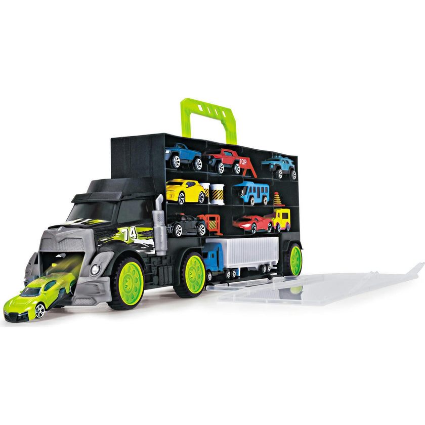 Truck Carry Case With 4 Die-Cast Vehicles