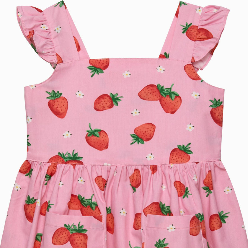 Adelina Summer Dress in Strawberry