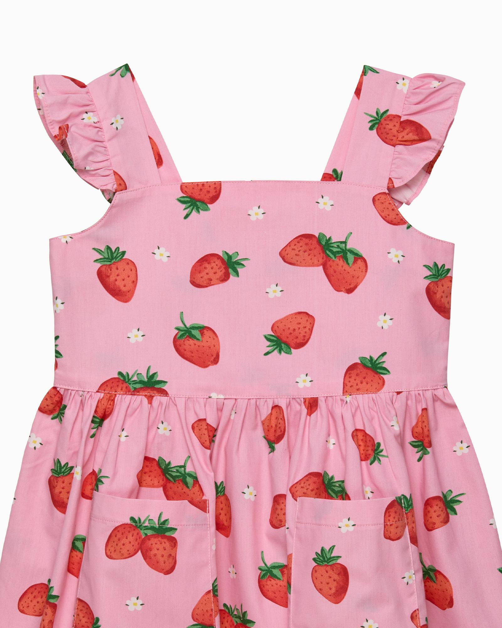 Adelina Summer Dress in Strawberry