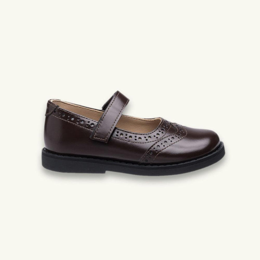 Scholar Spectator Mary Jane | Brown Leather