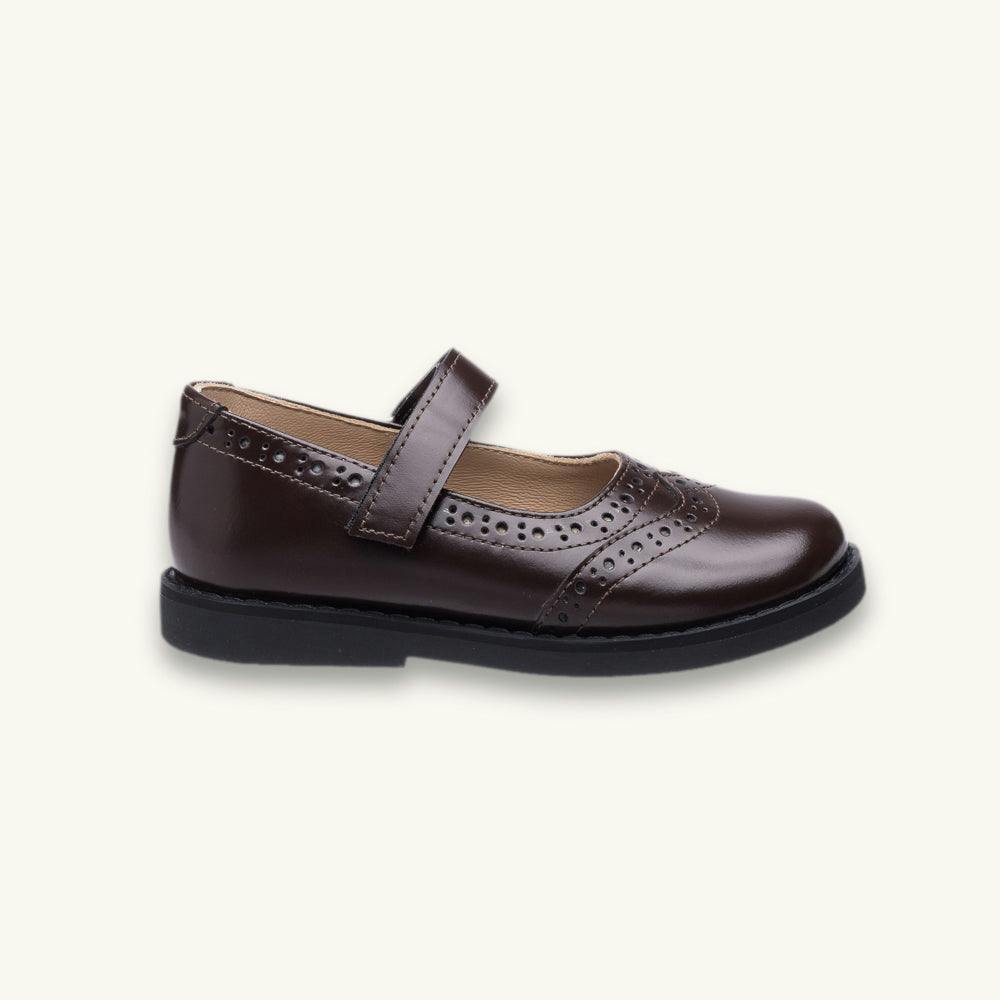 Scholar Spectator Mary Jane | Brown Leather